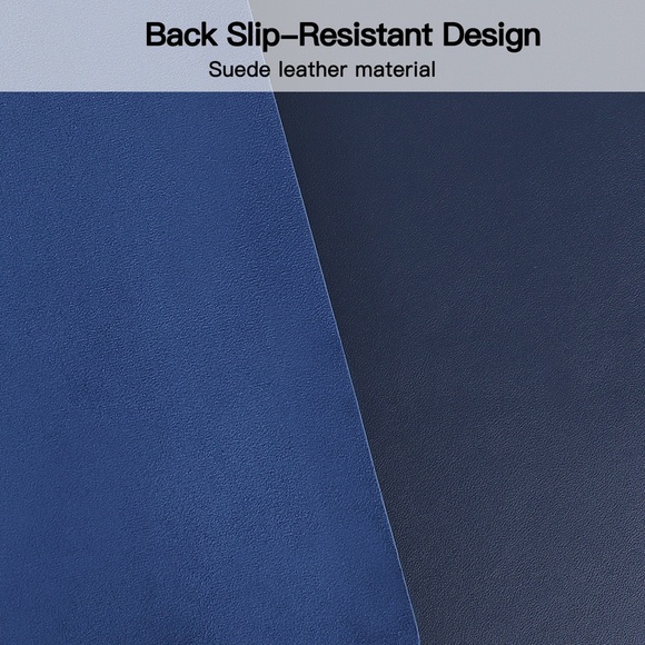 Mouse Pad, Desk Pad Protector, Office Desk Mat, Non-Slip PU Leather Desk Blotter - Picture 4 of 5